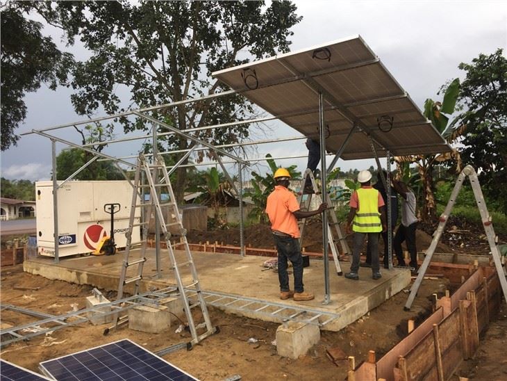Solar Ground Racking System For Carbon Steel