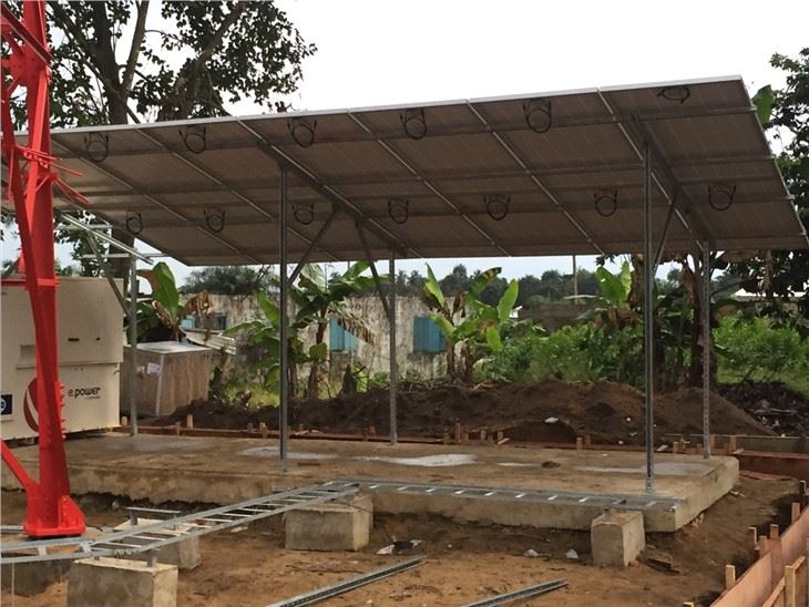 Solar Ground Racking System For Carbon Steel