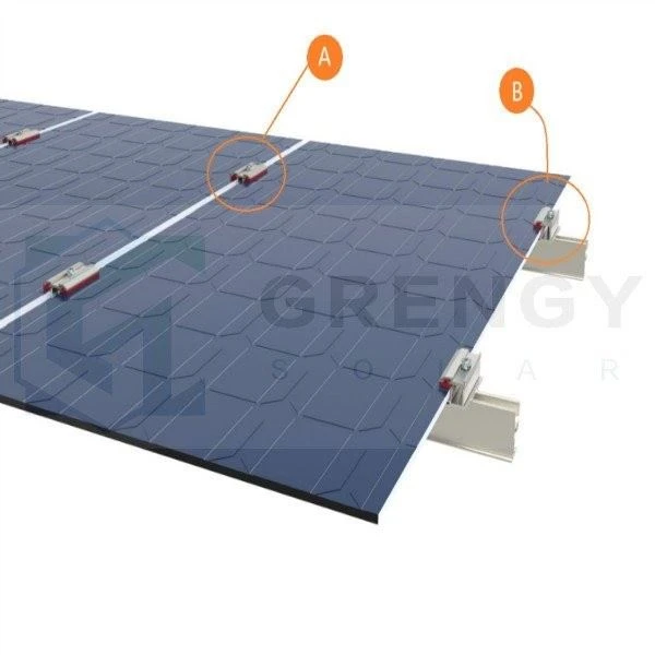 Factory Price Thin Film Solar Mid Clamp