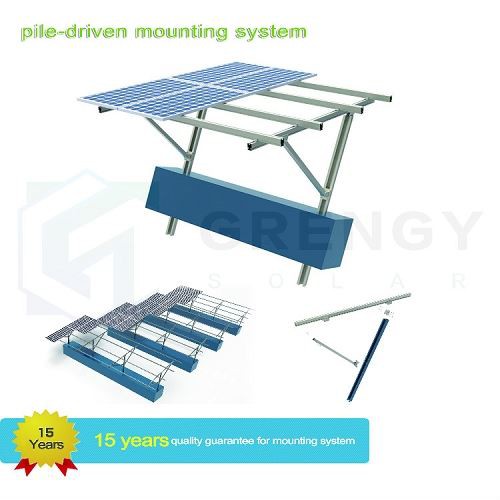 piling solar bracket with single pole(001) piling solar bracket with single pole(001)