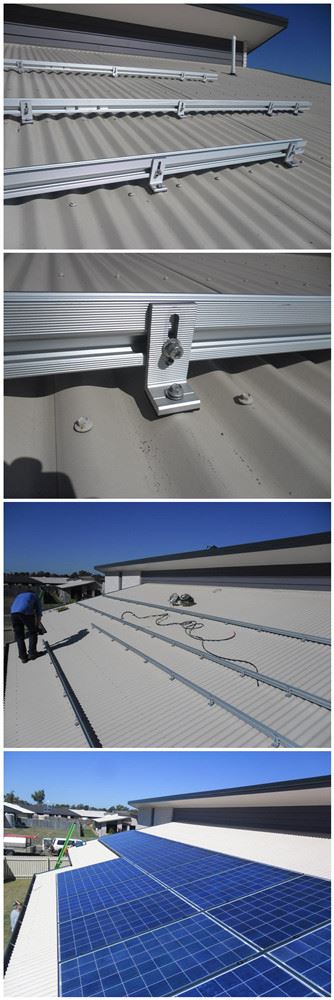 Actual projects for L-feet solar system