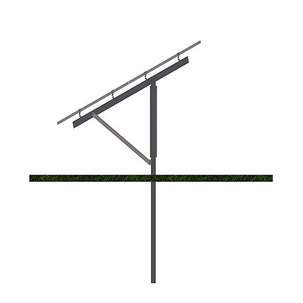 single pole solar structure
