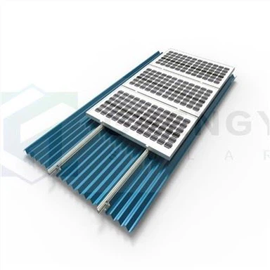 Solar trapezoidal klemma fyrir málmþakkerfi