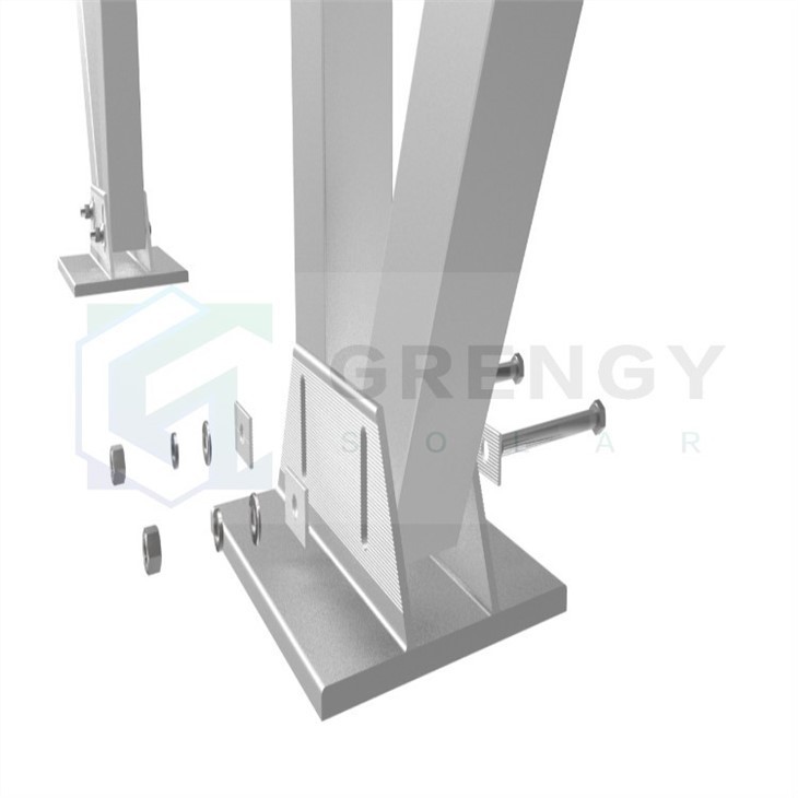Solar Aluminum Structure Car Park Mount