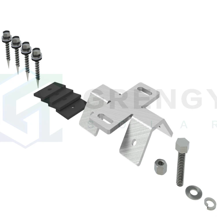 T Shape Clamp fyrir bylgjupappaþak