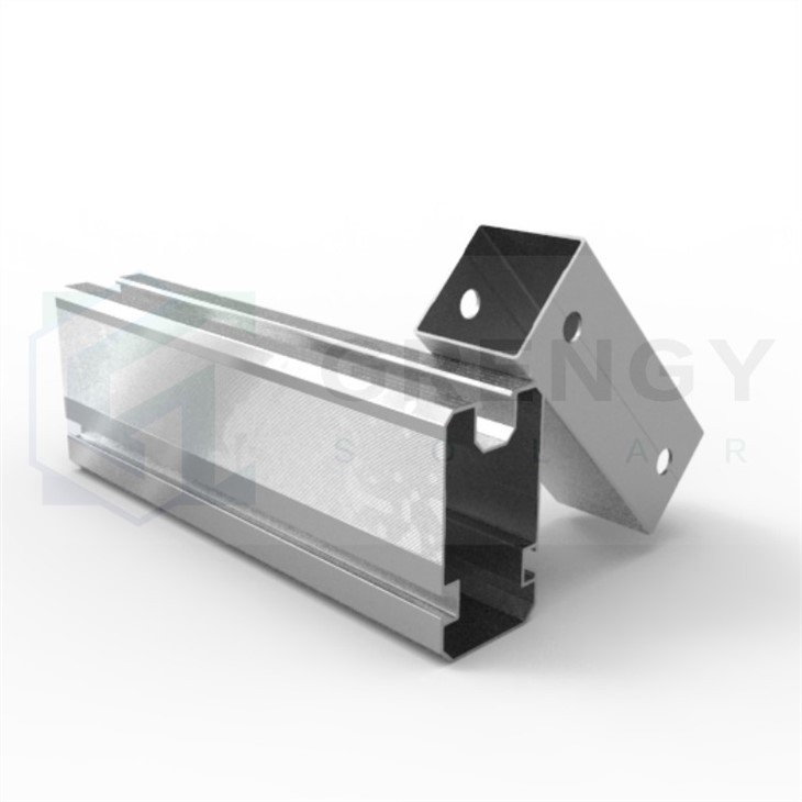 solar mount aluminum rails