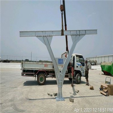 PV Carport Mount Uppbygging