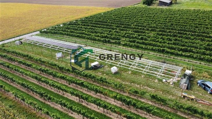 Solar Agricultural Greenhouse Mounting Bracket System