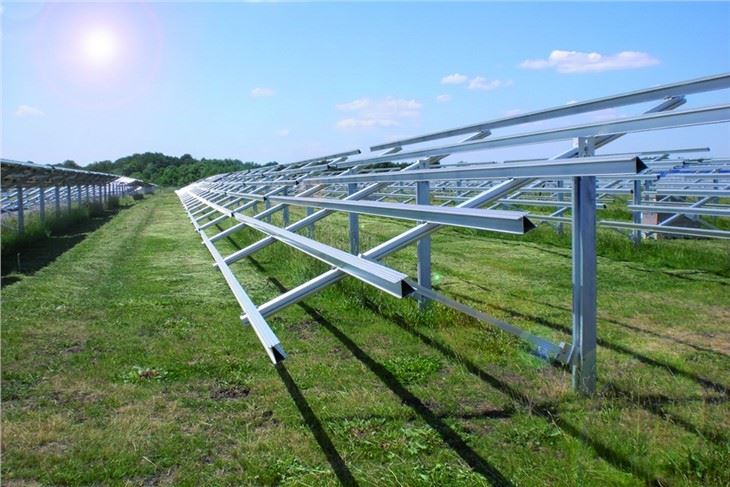 Solar Panel Ground Rack System