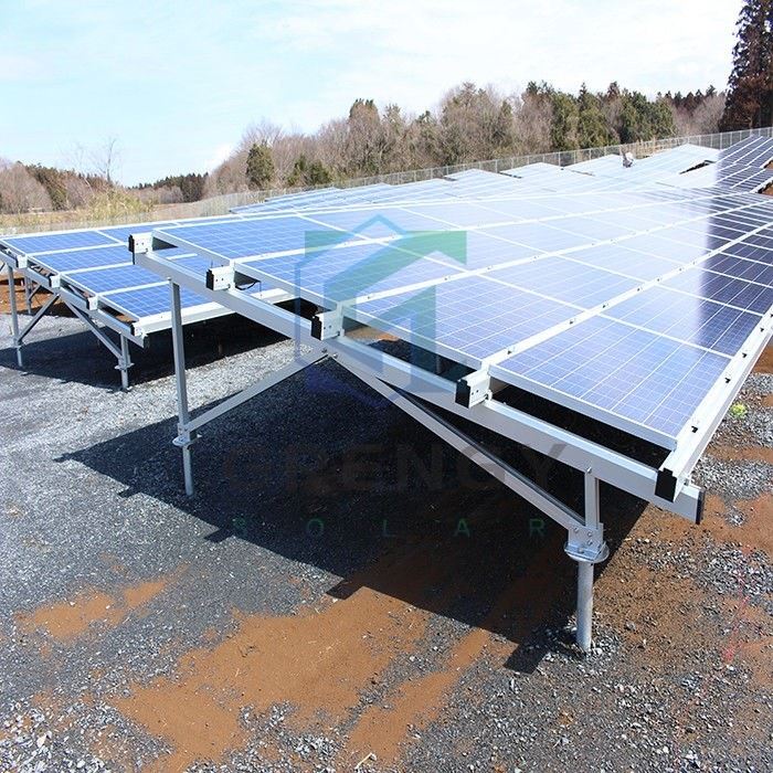Solar Panel Mounting Rails Structure
