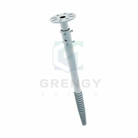 Hot DIP Galvanized Carbon Steel Galvanized Customized Photovoltaic Pile Ground Screw For Solar System