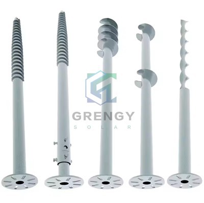 Ground Screw Foundation for House