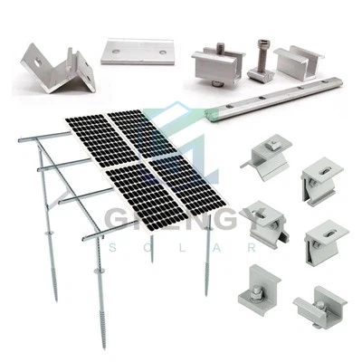 Helical Pile Solar Racking System