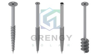Sól PV Spiral Ground Skrúfu Akkeri