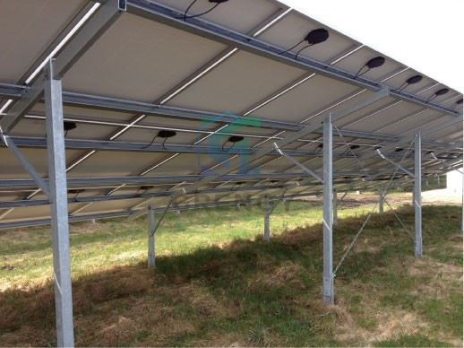 Two Post Ground Mount Solar Mounting System 2 S
